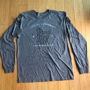 NWOT - LVFT Mens Long Sleeve T-Shirt (Athletic / Workout apparel)